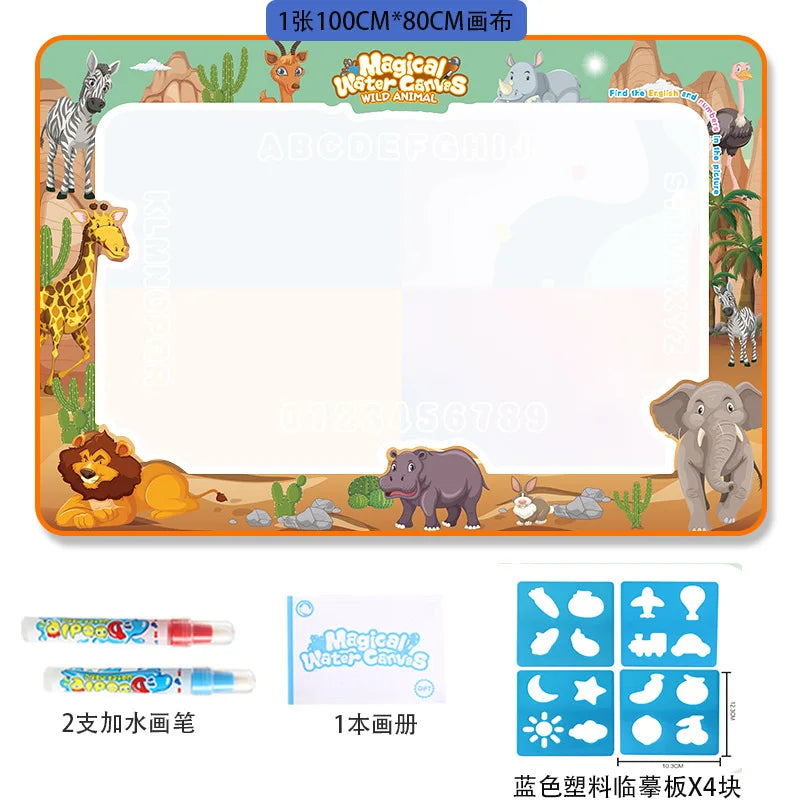 Montessori Magic Water Drawing Mat – Reusable Educational Toy for Kids & Toddlers