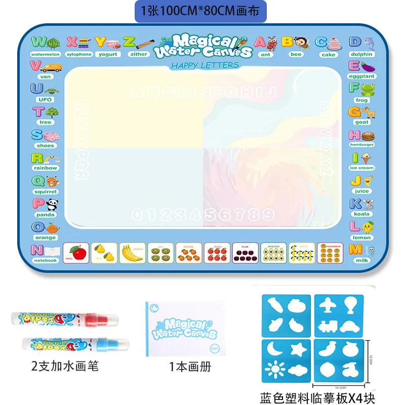 Montessori Magic Water Drawing Mat – Reusable Educational Toy for Kids & Toddlers