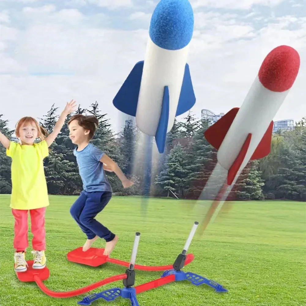 Air Rocket Launcher Toy – Outdoor STEM Fun for Kids