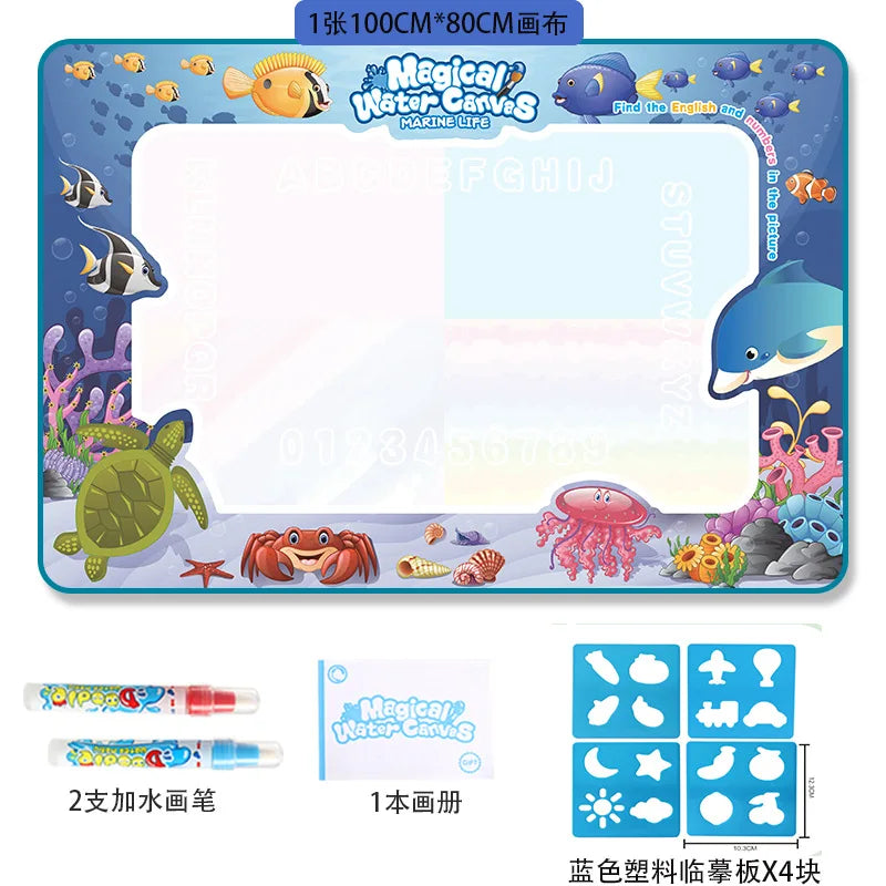 Montessori Magic Water Drawing Mat – Reusable Educational Toy for Kids & Toddlers