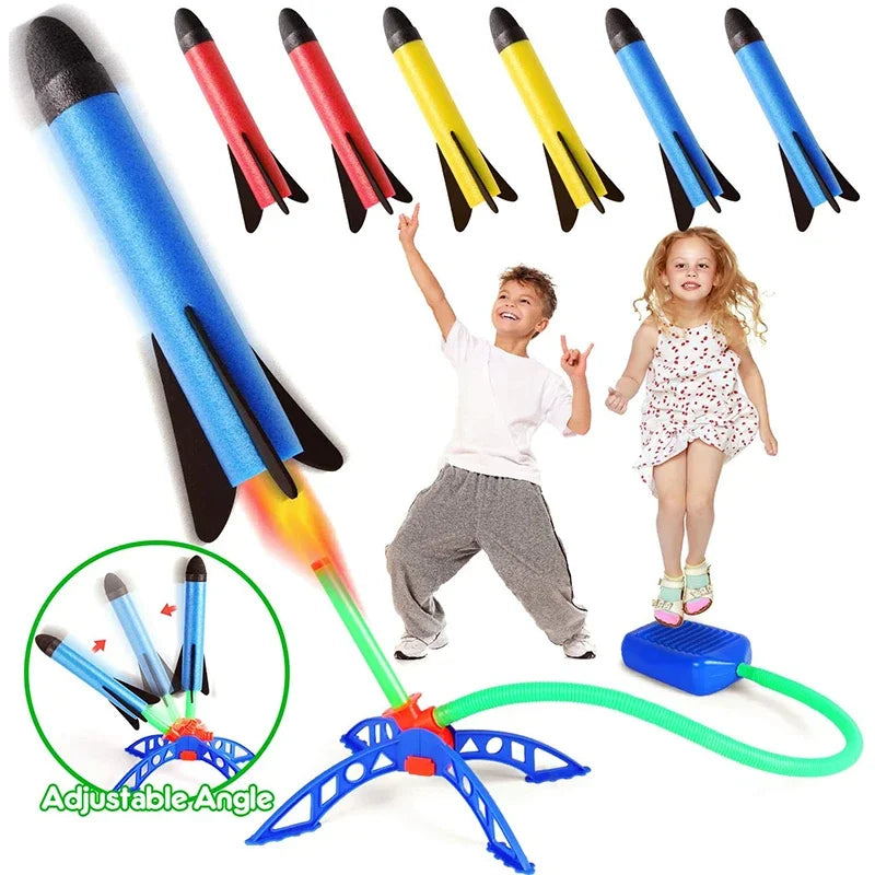 Air Rocket Launcher Toy – Outdoor STEM Fun for Kids