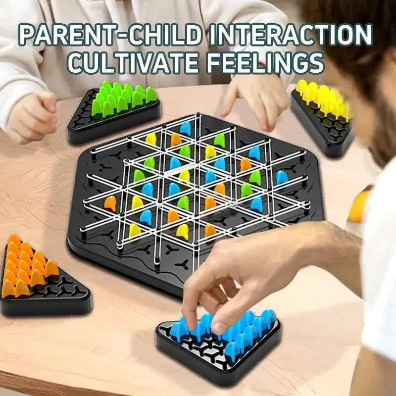 Triangle Logic Chess – Family Strategy Board Game for Kids & Adults