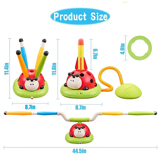 Fun Jump & Rocket Game – Kids Outdoor Toy