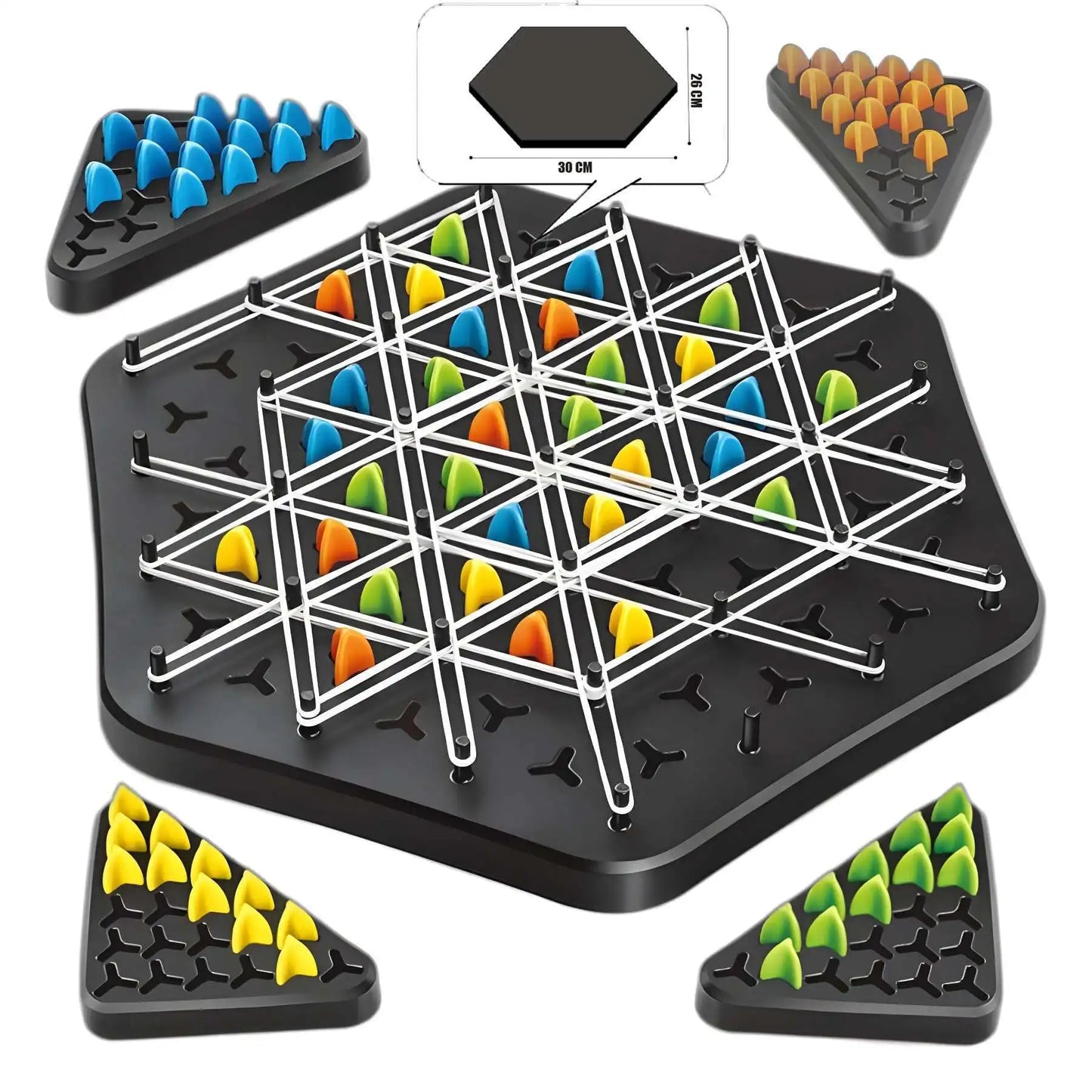 Triangle Logic Chess – Family Strategy Board Game for Kids & Adults