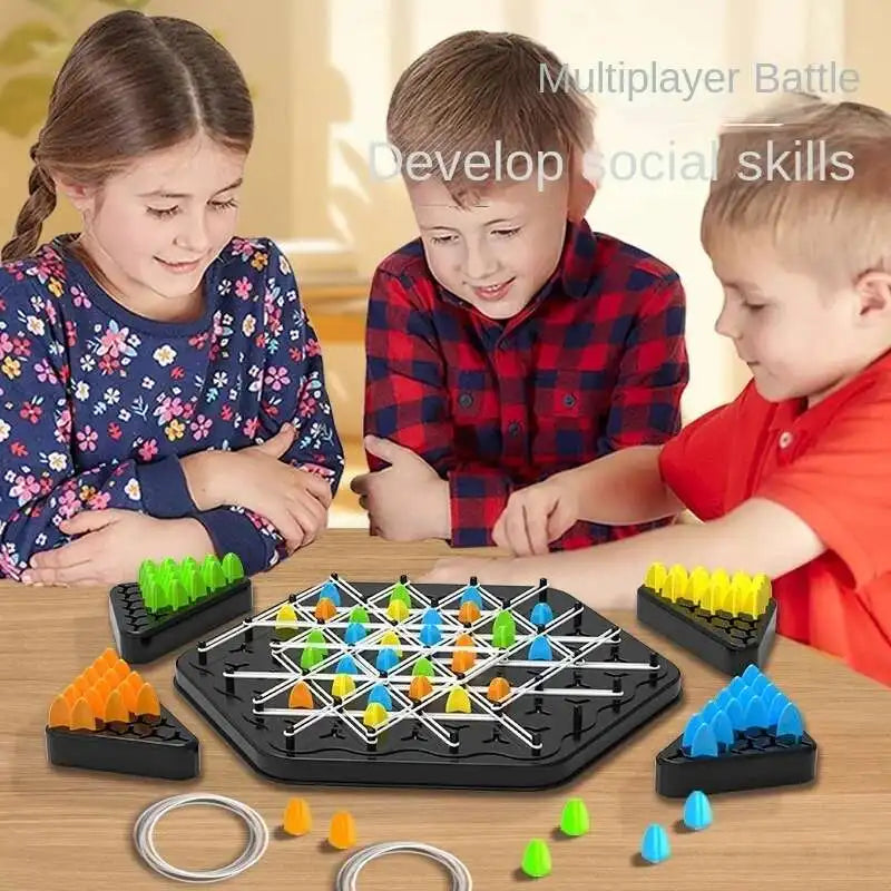 Triangle Logic Chess – Family Strategy Board Game for Kids & Adults
