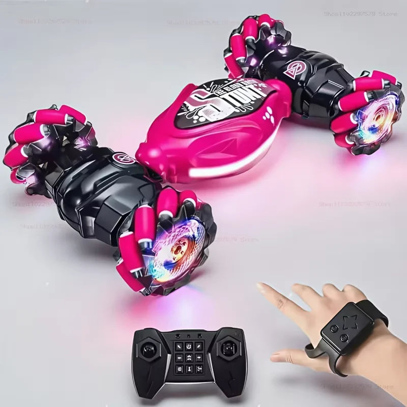 4WD RC Stunt Car – LED, Music, Spray, Gesture Control