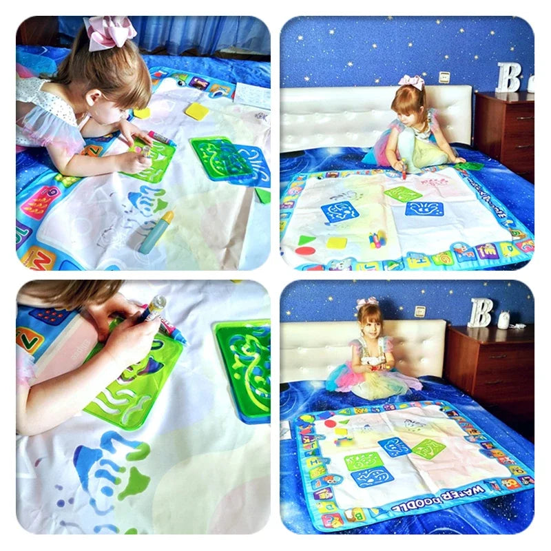 Montessori Magic Water Drawing Mat – Reusable Educational Toy for Kids & Toddlers