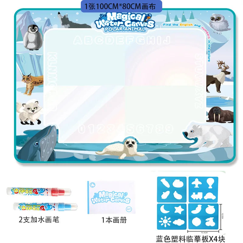 Montessori Magic Water Drawing Mat – Reusable Educational Toy for Kids & Toddlers