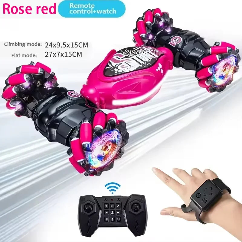 4WD RC Stunt Car – LED, Music, Spray, Gesture Control