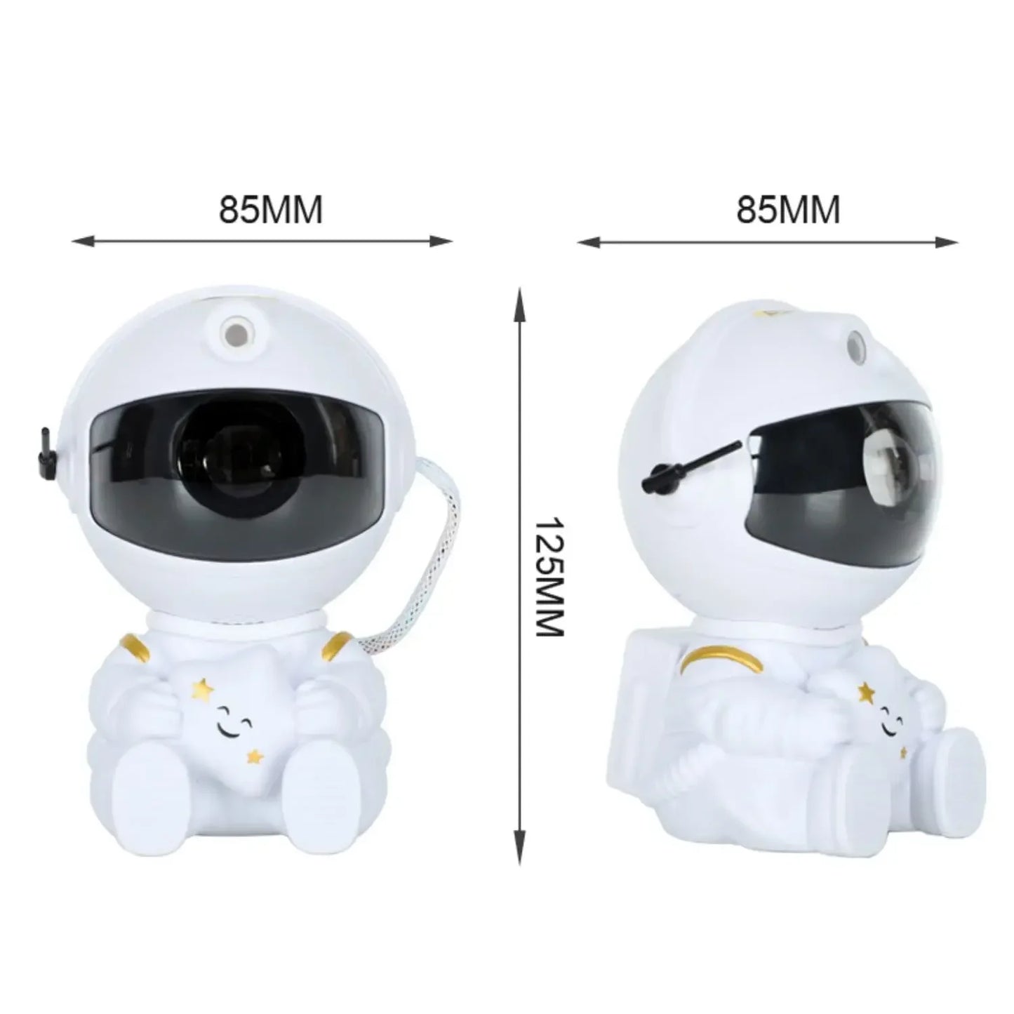 Astronaut Galaxy Star Projector – Kids Space Night Light with Nebula Effects