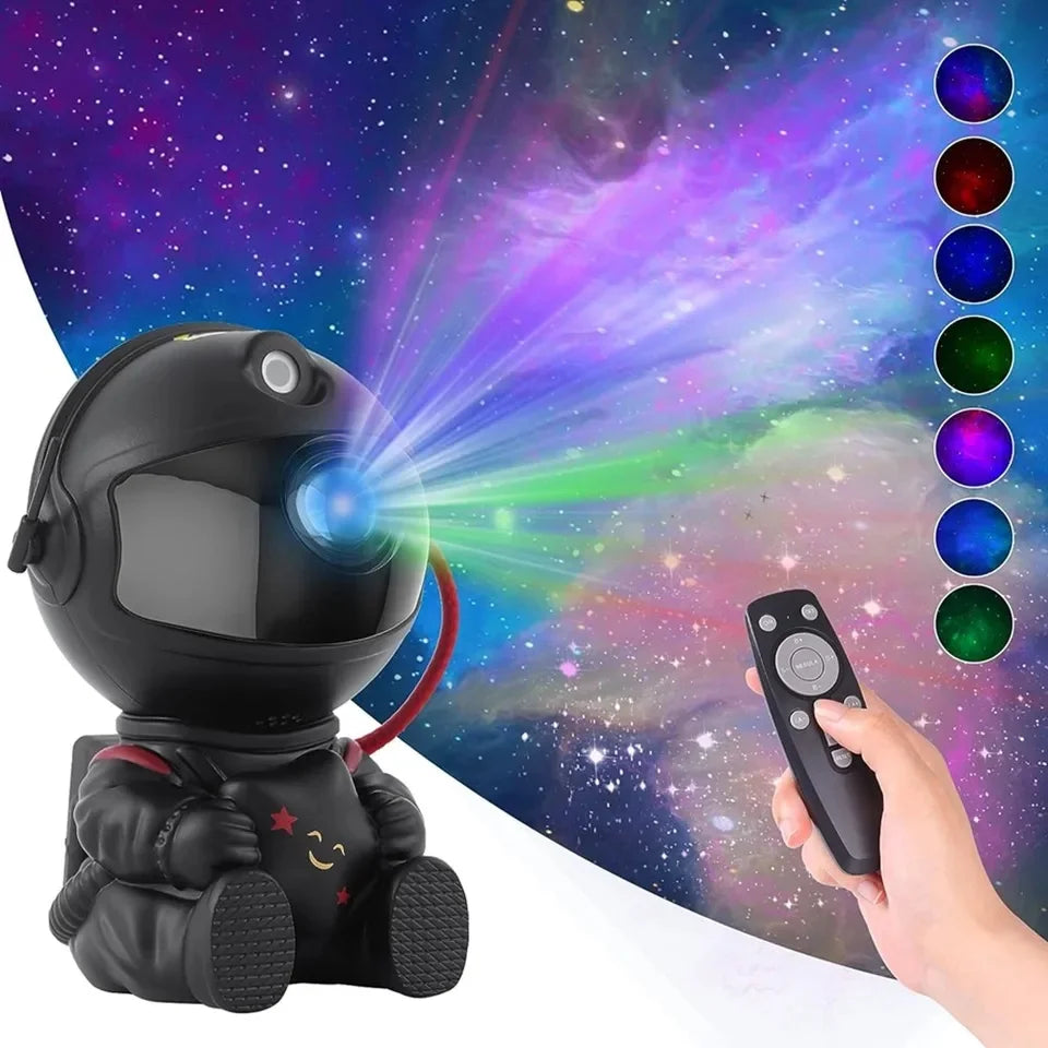 Astronaut Galaxy Star Projector – Kids Space Night Light with Nebula Effects