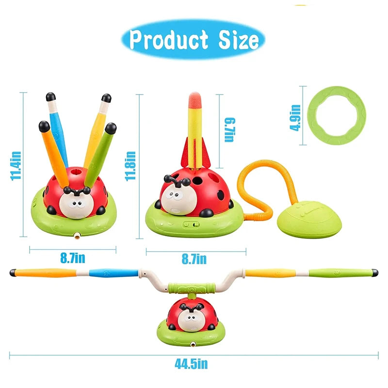 Fun Jump & Rocket Game – Kids Outdoor Toy