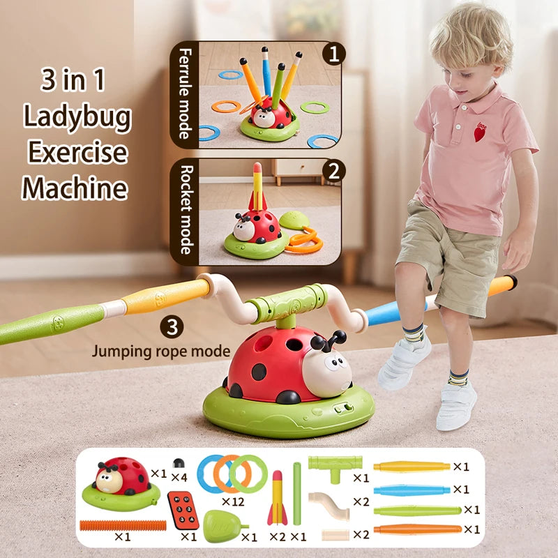 Fun Jump & Rocket Game – Kids Outdoor Toy