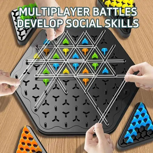 Triangle Logic Chess – Family Strategy Board Game for Kids & Adults