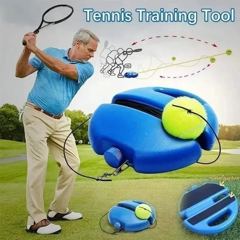 Tennis Rebound Trainer – Solo Practice Anywhere, Indoors or Outdoors